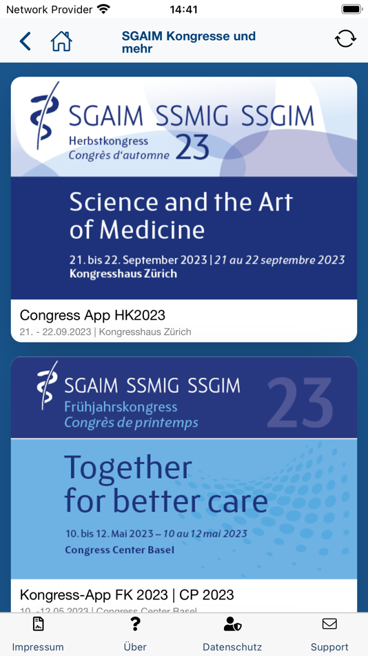 #2. SSGIM-Congresses (iOS) By: SGAIM