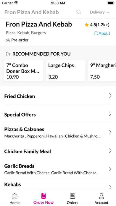 Fron Pizza And Kebab Screenshot