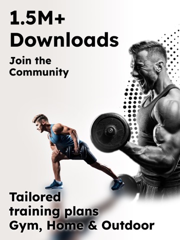 Gym Fitness & Workout Planner iPad screenshot