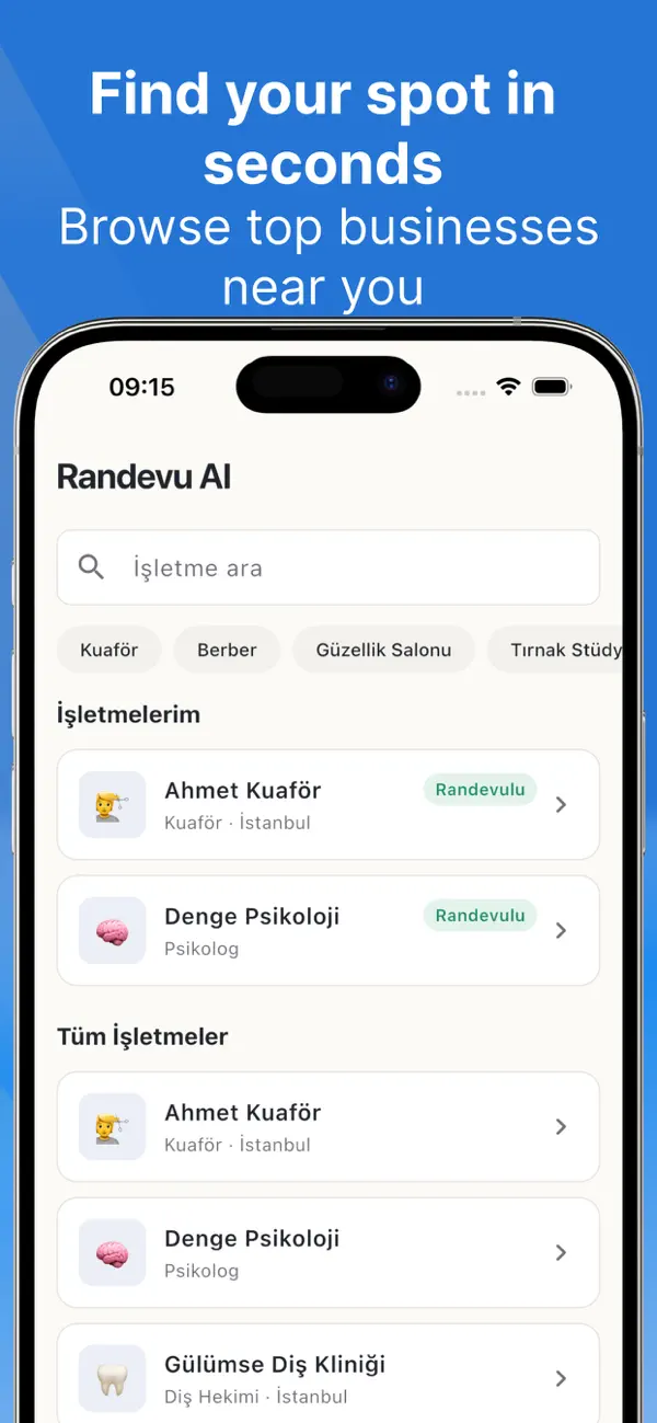 Screenshot #1 pour RandevuSis