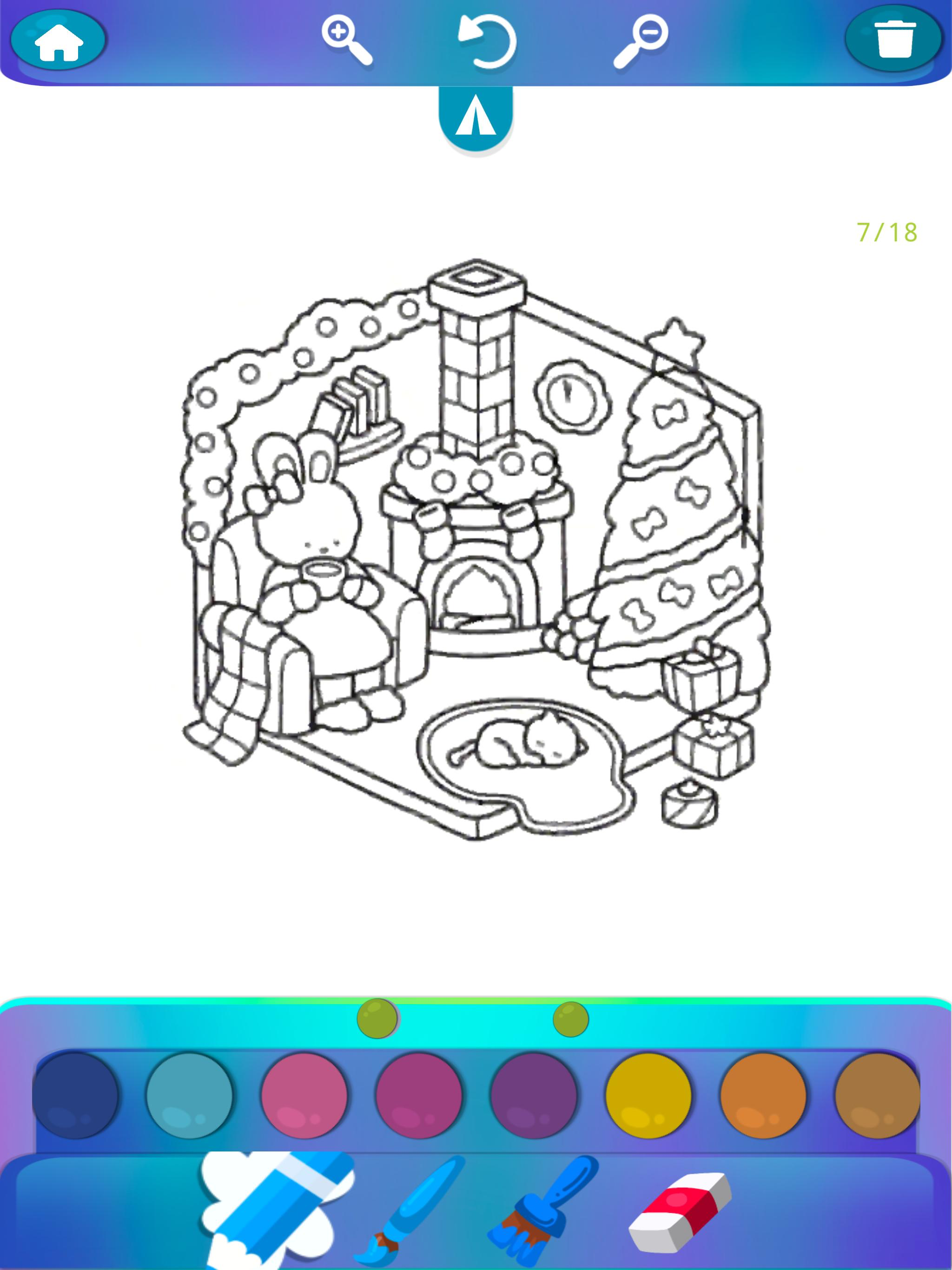 Cozy & Comfy Coloring Book