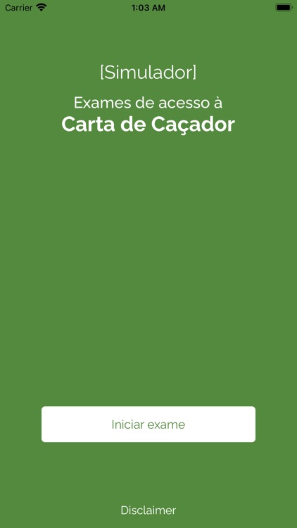 Carta de Caçador | app