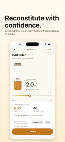 Vialy - Peptide Tracker screenshot