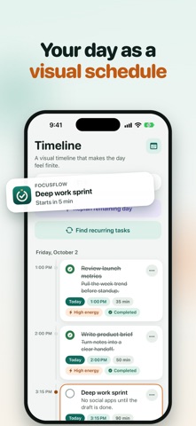 Activity Scheduler: FocusFlow Screenshot 3 of 6