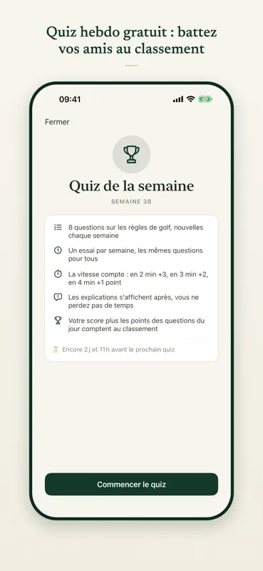 Règles de Golf: Quiz & Aide screenshot 8 of 10