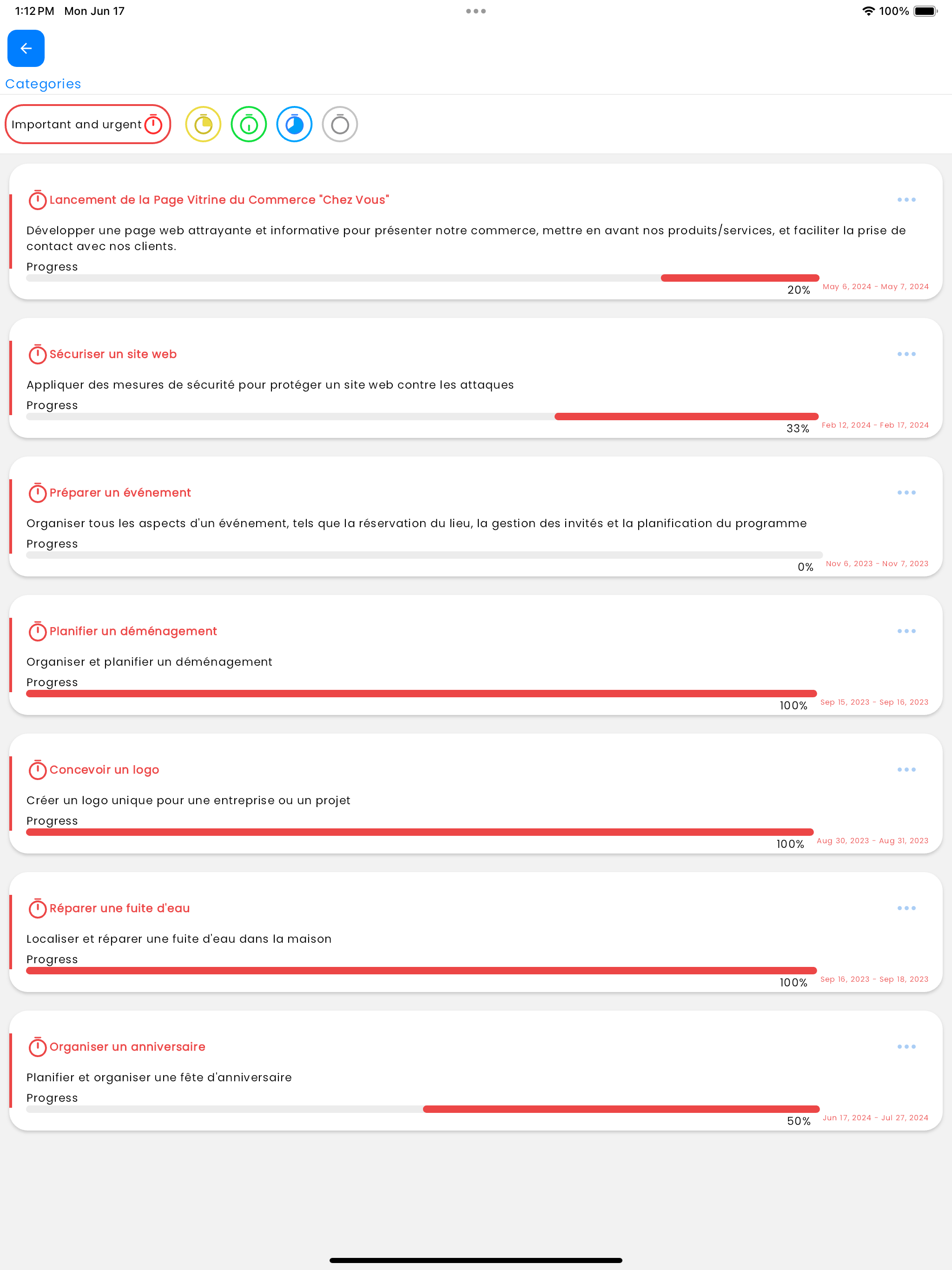 Task Priority