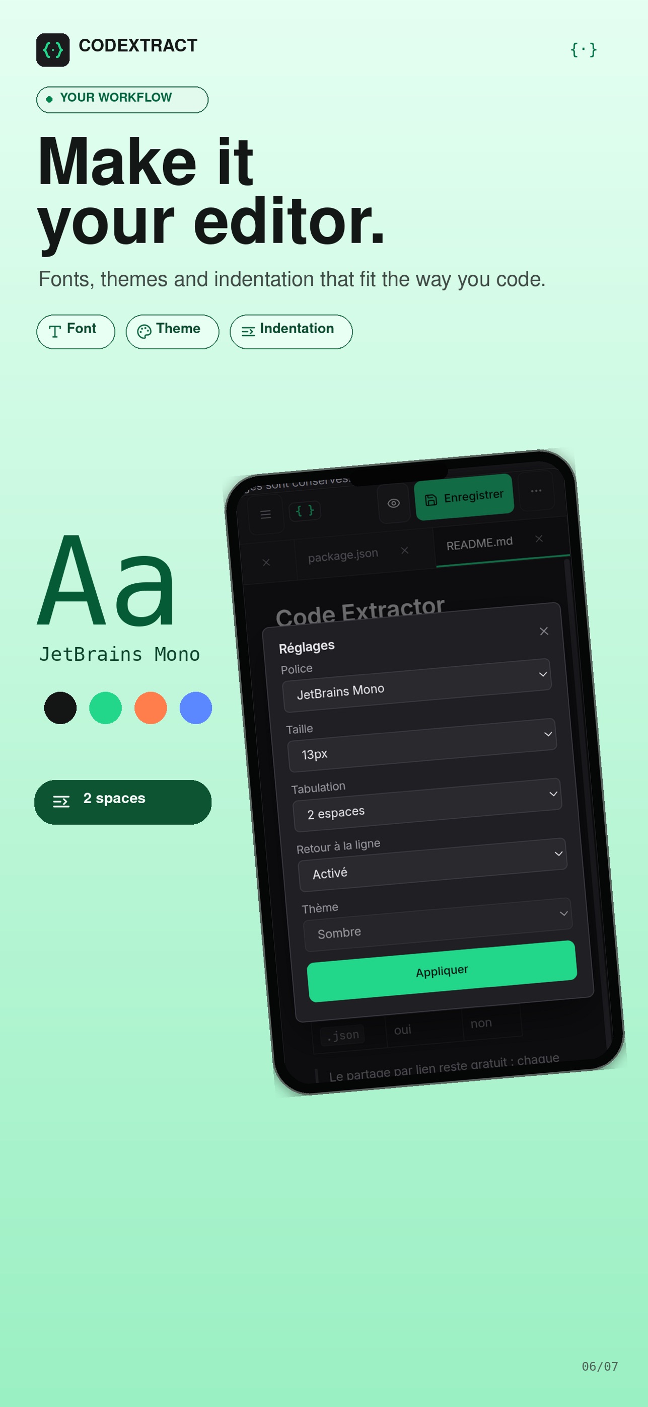 Screenshot 3 of Code Extractor