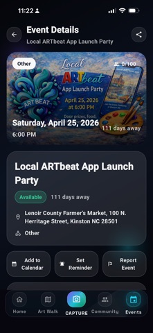Local ARTbeat screenshot