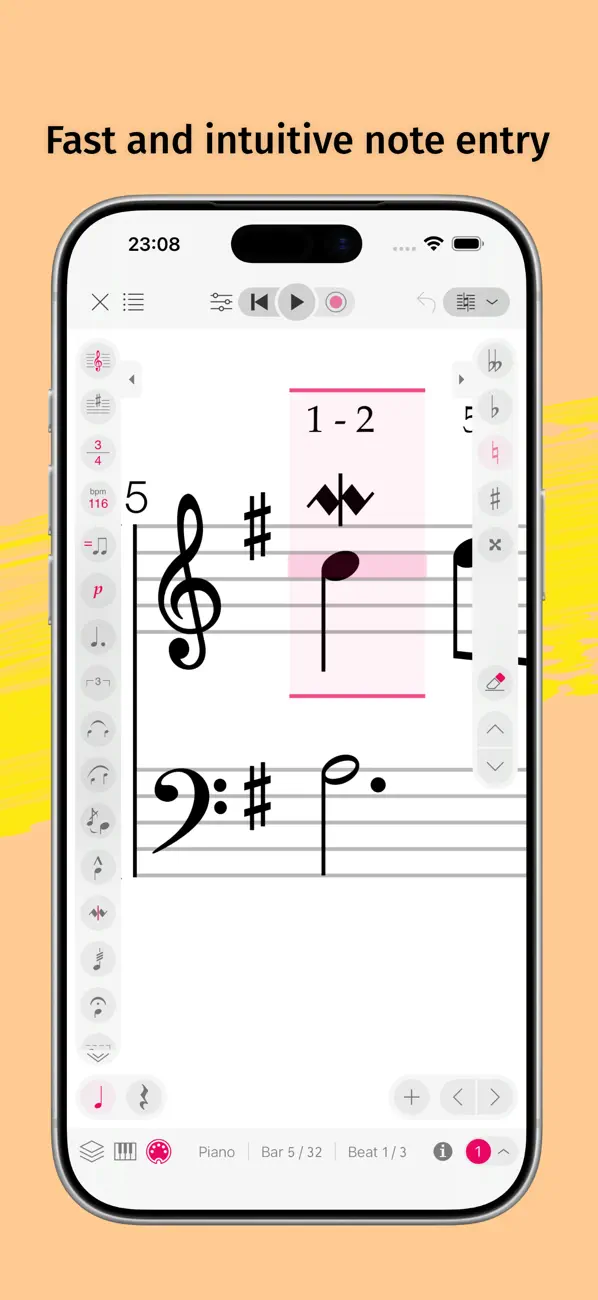 Screenshot #2 pour Staventabs: Compose & Notate