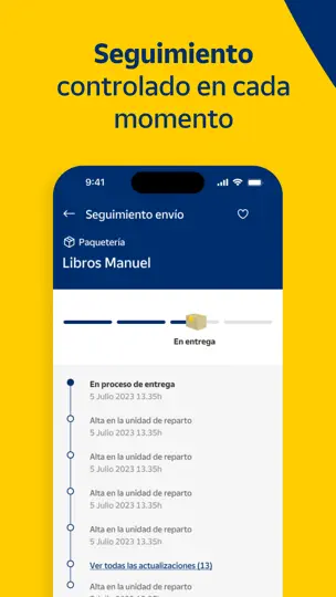 Captura de pantalla de Correos: Envío Y Seguimiento en iPhone 5
