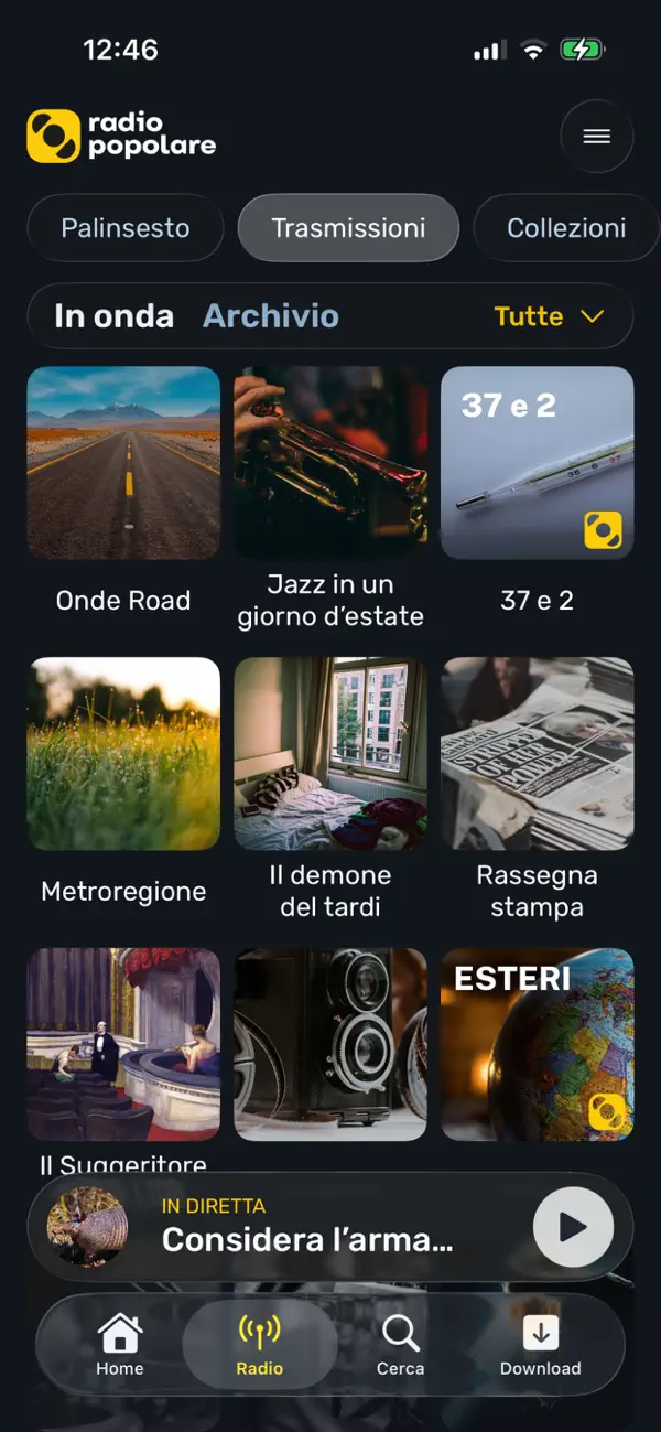 Screenshot #3 pour Radio Popolare
