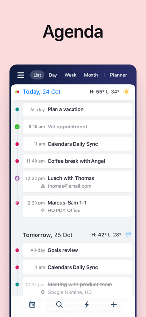 Calendars・Daily Planner, To do Screenshot