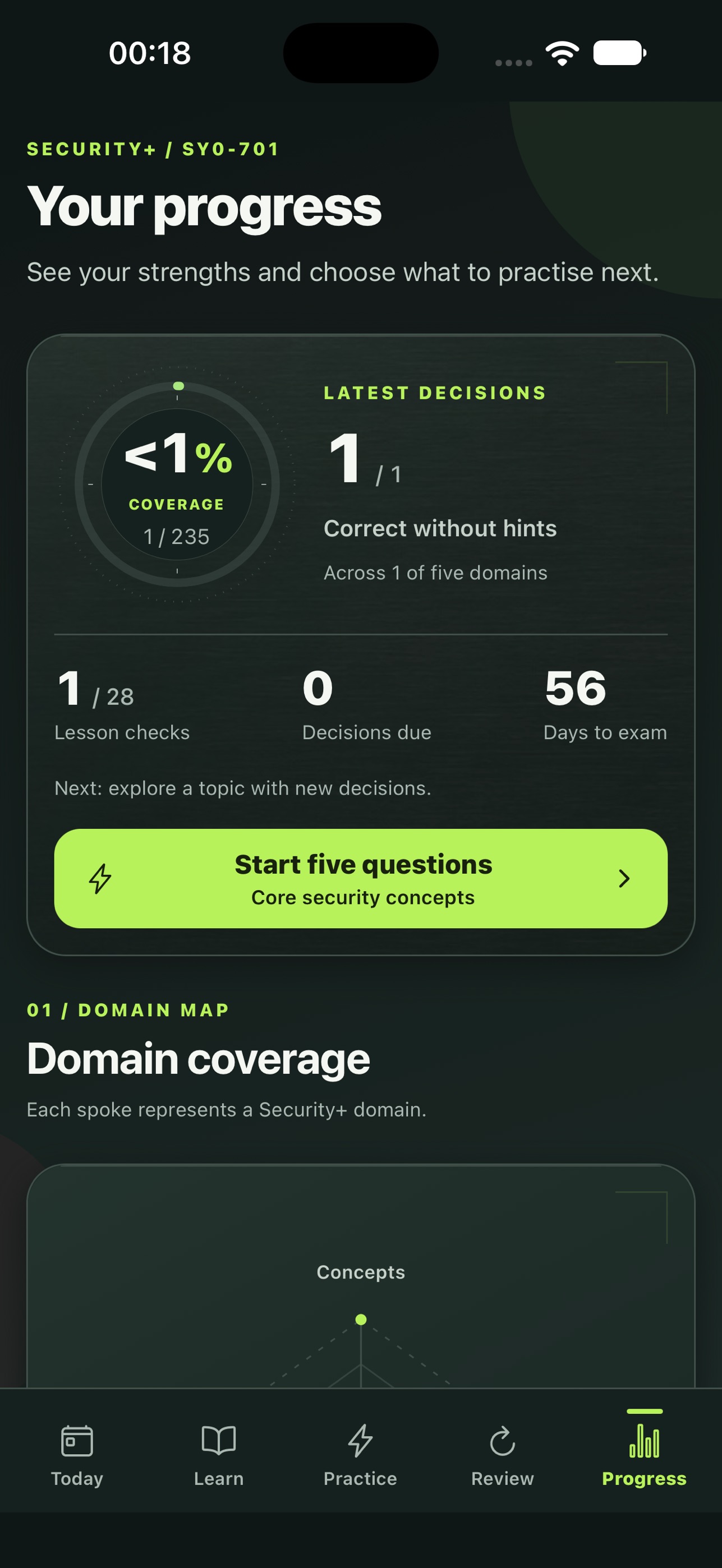 Screenshot 10 of CompTIA Security+ Practice
