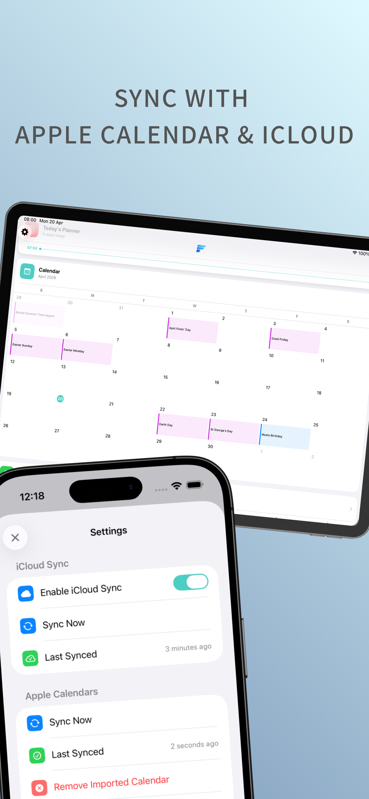Framework: Daily Planner