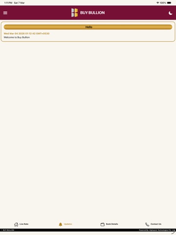 Buy Bullion App iPad screenshot