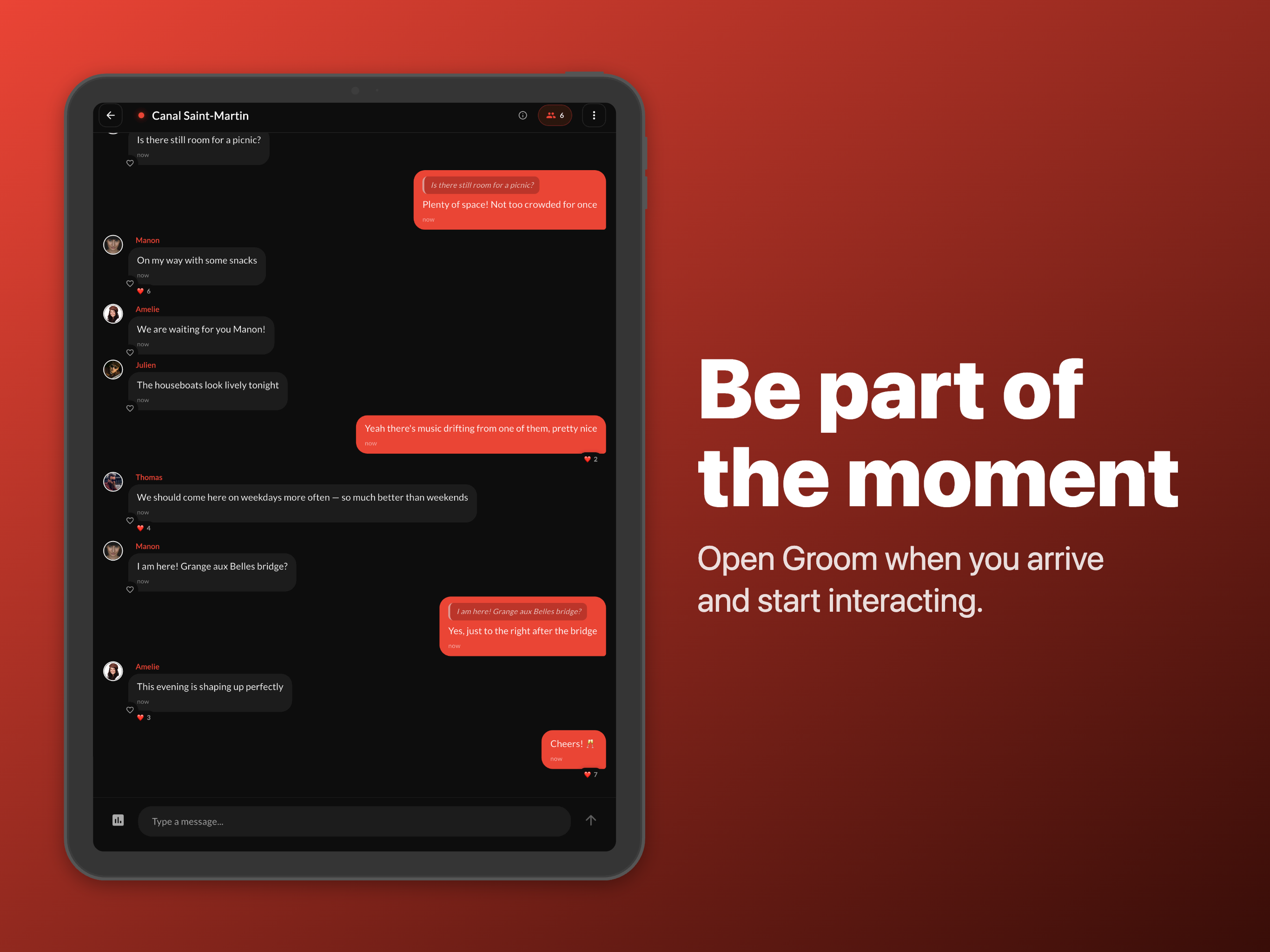 Groom – Live social places screenshot 15