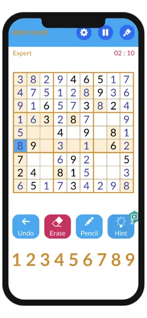 Classic Sudoku Brain Puzzle screenshot 2