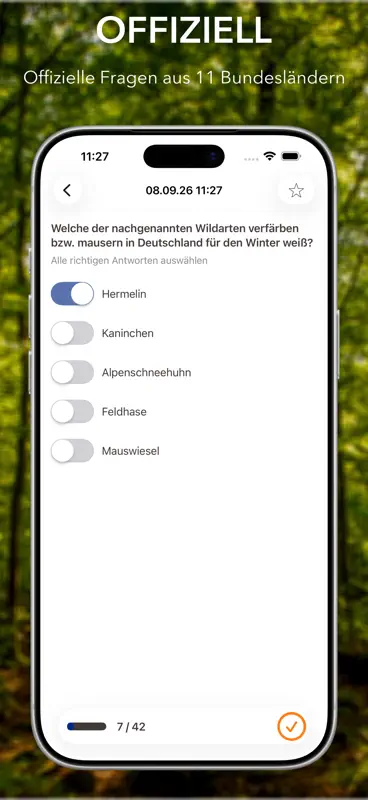 Jagdschein Training screenshot 8 of 10