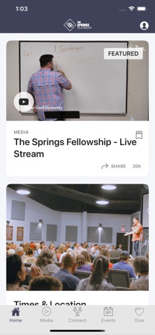 The Springs Lubbock app screenshot