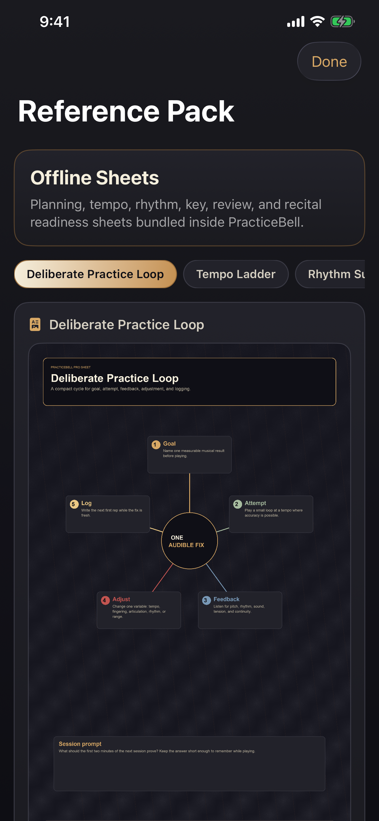PracticeBell screenshot 3