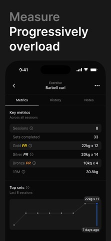 Cables: Gym Tracker Screenshot 5 of 9