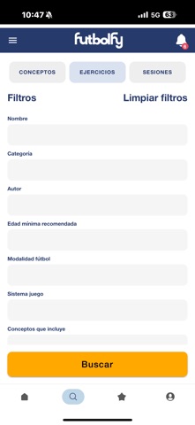 Futbolfy App screenshot
