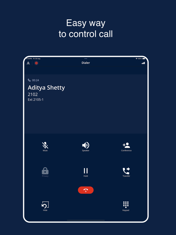 Screenshot #5 pour Unigy Mobile Client