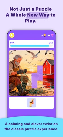 Jigris - Jigsaw Puzzle Game iPhone screenshot