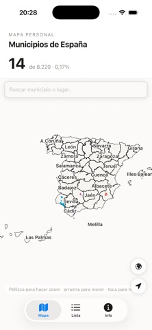 Municipios ESP screenshot