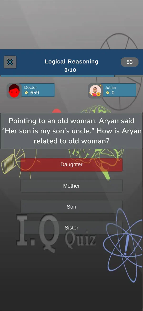 Screenshot #3 pour Logic IQ Quiz