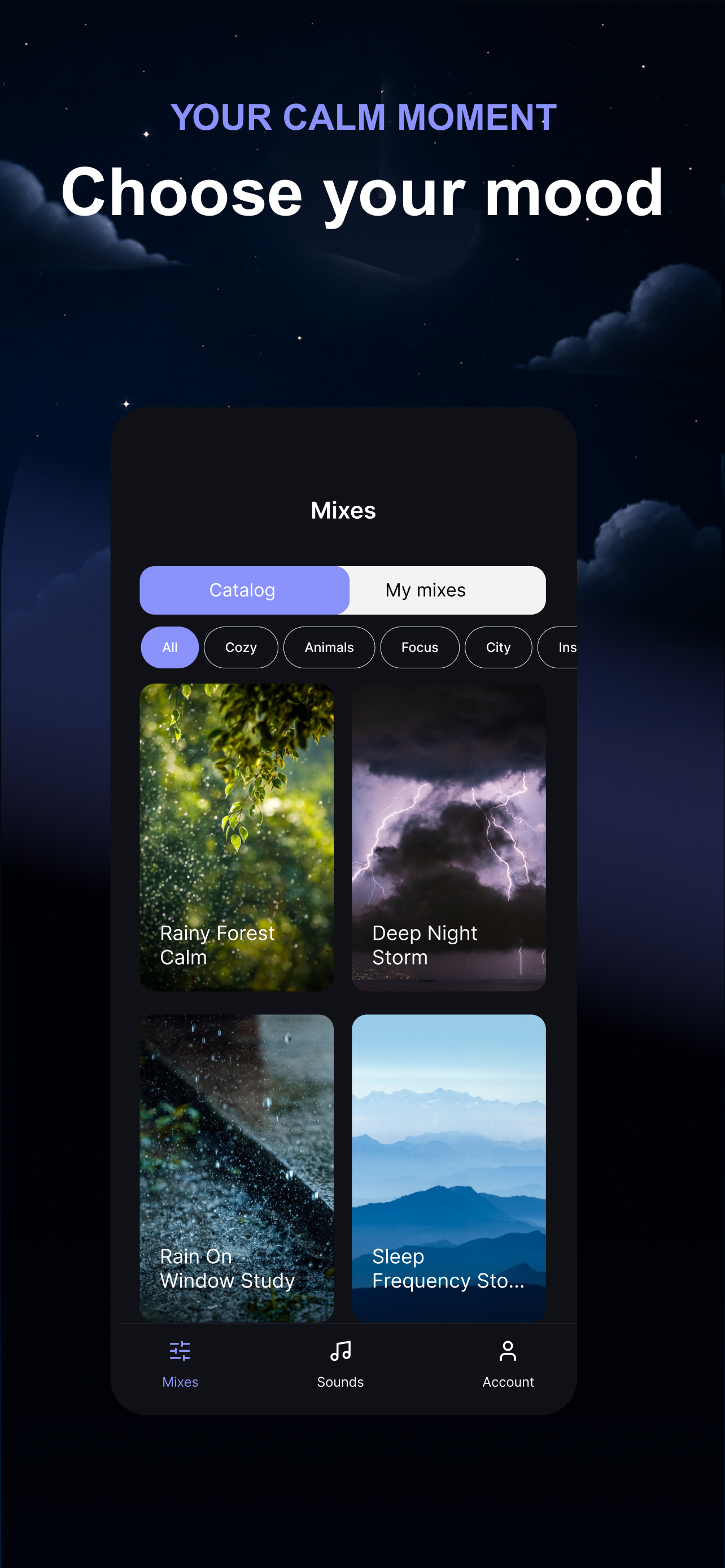 Kalma: Relaxing Sounds screenshot 2