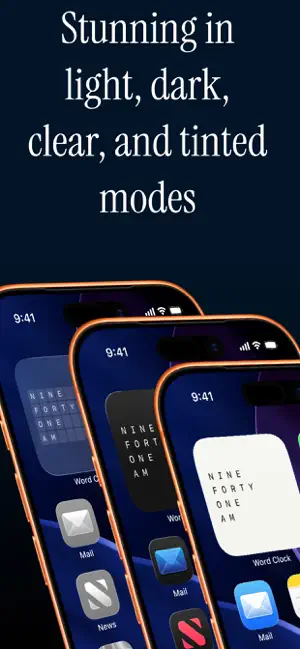 Word Clock · Text Time Widget screenshot 2
