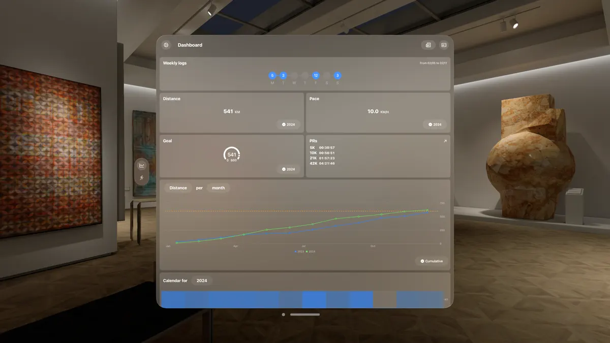 Running Dashboard - RunMetrics screenshot 1