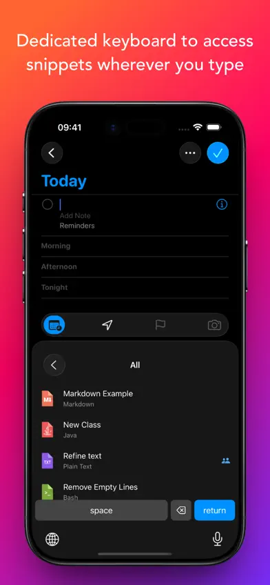 Snippety - Snippets Manager screenshot 2