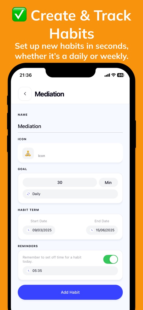 Habit Simple: Habitify Tracker - Health & Fitness App | MWM