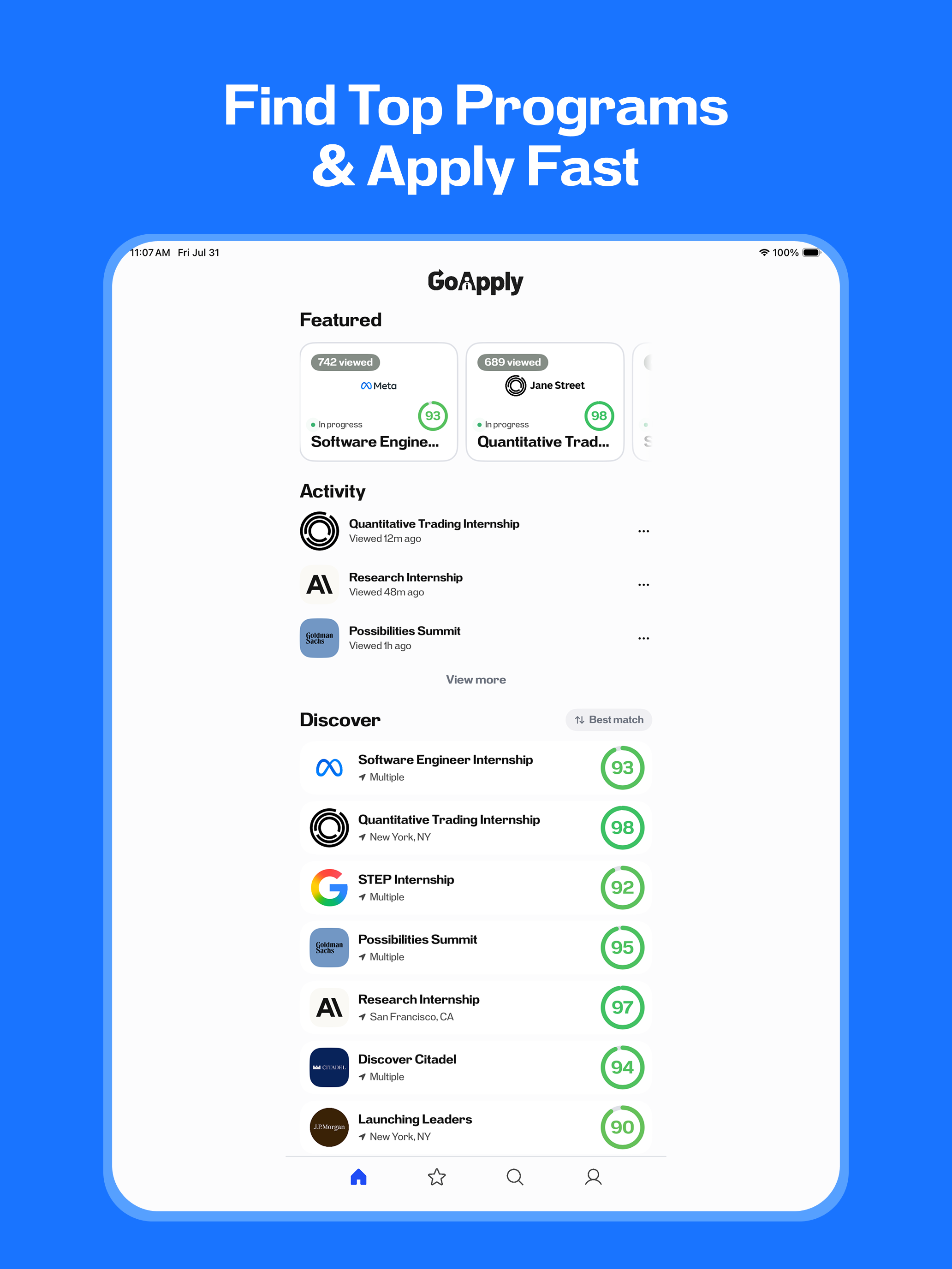 GoApply: Student Opportunities screenshot 6