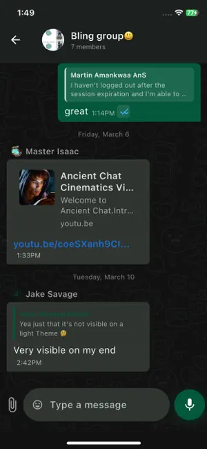 Ancient Chat screenshot 2