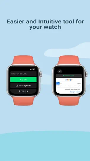 Screenshot von Watch Web Browser auf dem iPhone 1