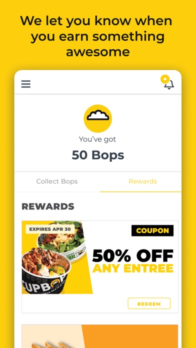 Cupbop - Korean BBQ in a Cup iPhone screenshot 4 - Food & Drink app
