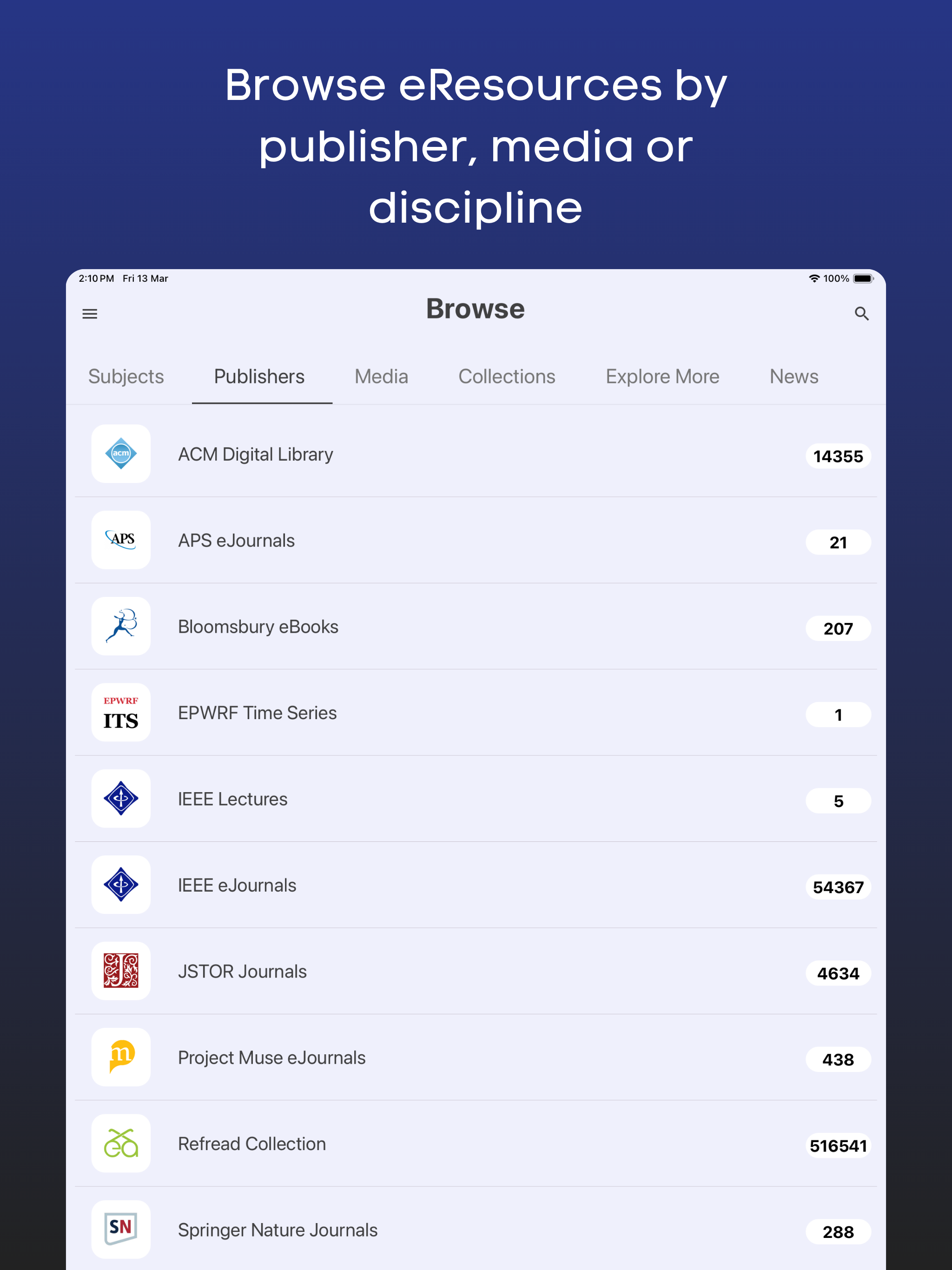 DAU eLibrary screenshot 9