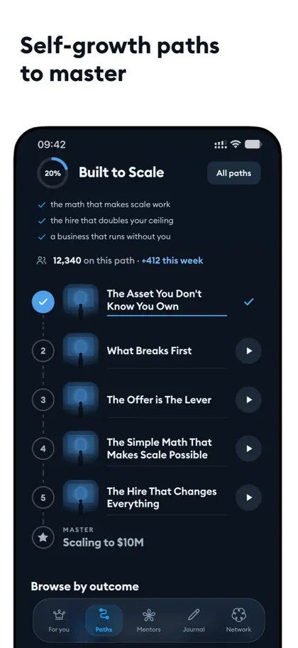 Screenshot 3 di 6 di Alux: Business Coaching