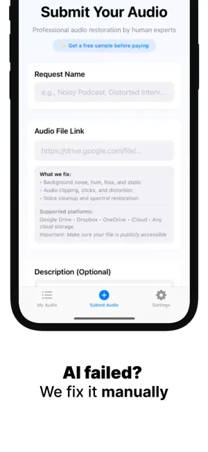 WefixSound – Audio Restoration screenshot 2