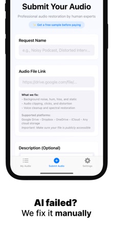 WefixSound – Audio Restoration screenshot