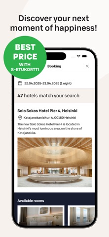 Sokos Hotels App Store preview screenshot 3