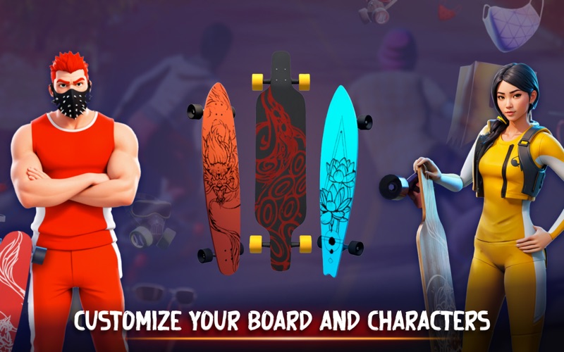Skateboard Racer: Longboard 3D Screenshot