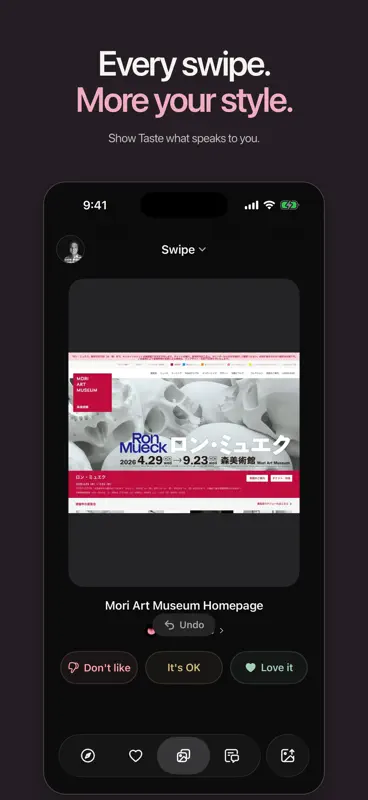 Taste: AI Design & Coding Tool screenshot 5 of 5