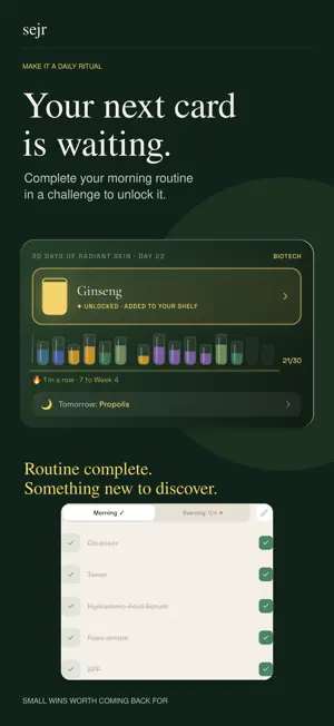 Sejr: Skincare Tracker screenshot 2