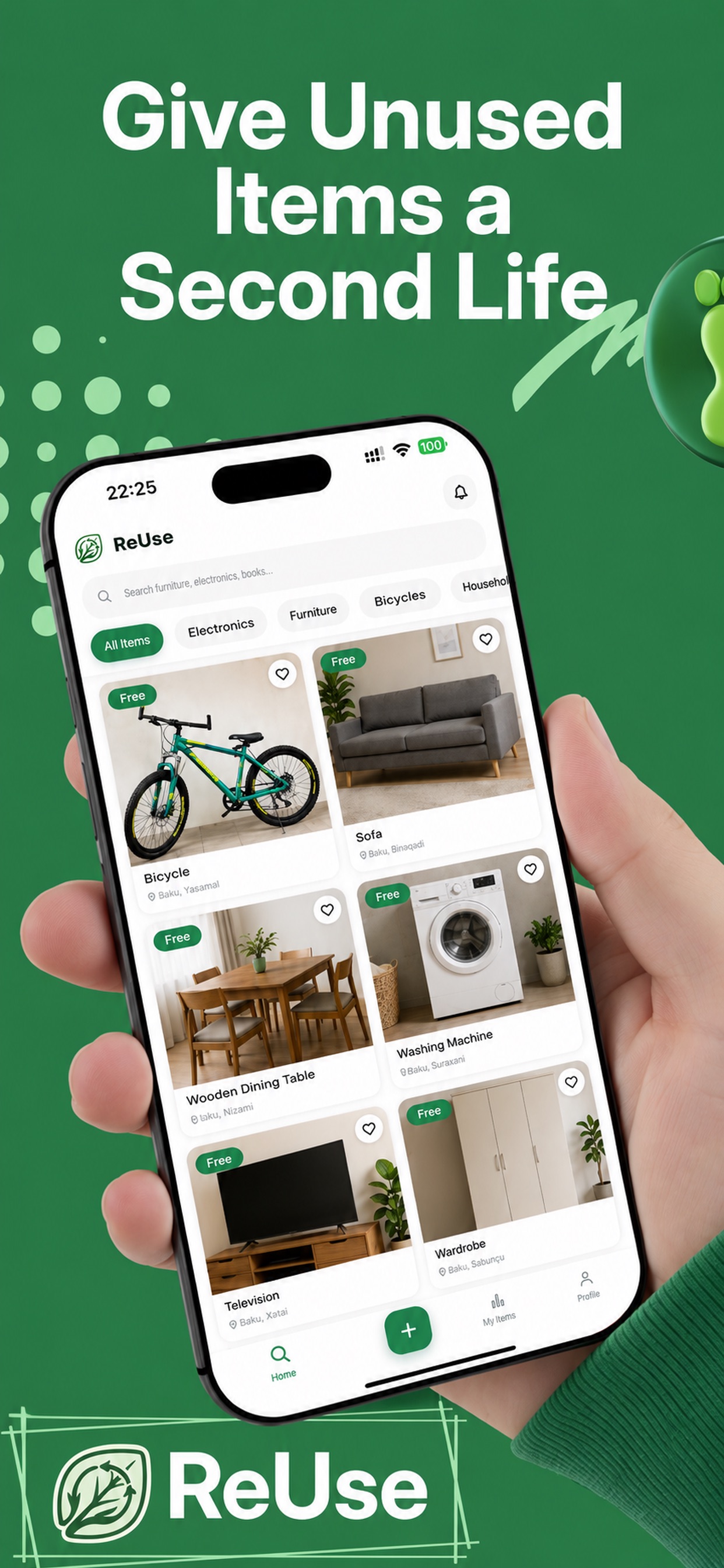Screenshot 1 of ReUse - Share More. Waste Less