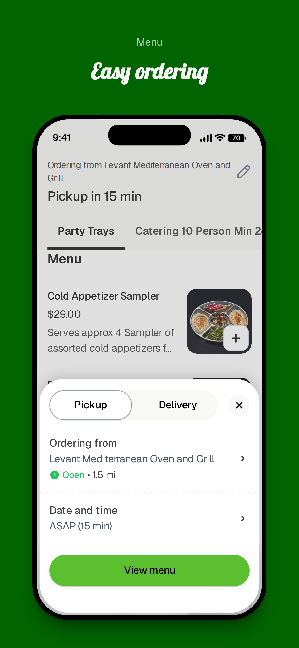 Levant Mediterranean Oven screenshot 3