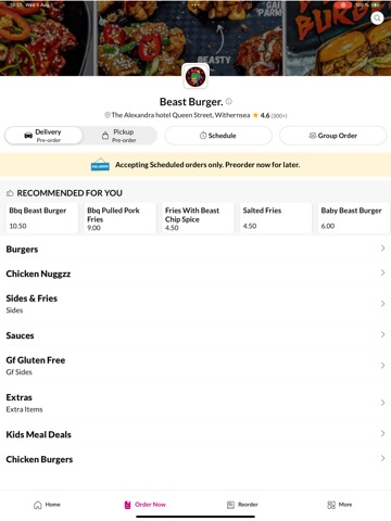 Beast Burger. iPad screenshot